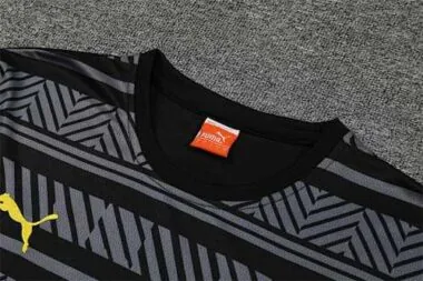 22-23 Dortmund Training Suit Short Sleeve Kit Grey