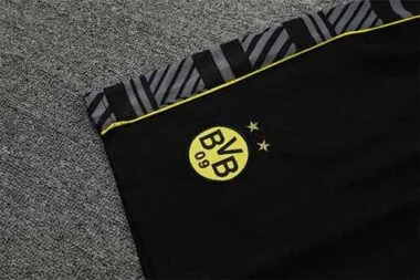 22-23 Dortmund Training Suit Short Sleeve Kit Grey