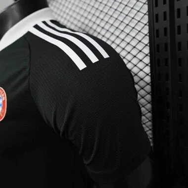 24-25 Bayern de Munique - Equipamento Preto de Guarda-Redes - Camisola Versão de Jogador - Futebol