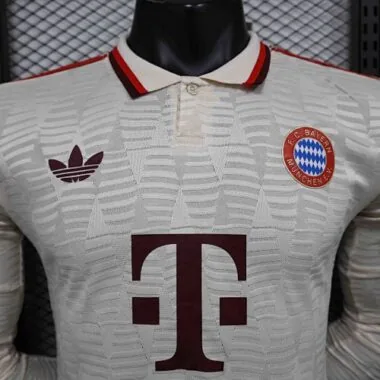 24-25 Bayern Munich Third Long Sleeve Kit Player Version Shirt Soccer
