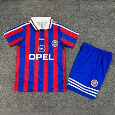 95-97 Bayern Munich Home Retro Kid Kits Youth Apparels Sport AAAAJersey Yupoo