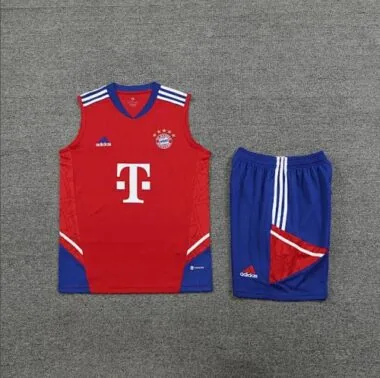 Conjunto de coletes de treino do Bayern 23-24, tamanhos S-XXL (2) Camisolas de futebol