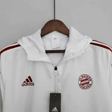 22-23 Bayern white windbreaker