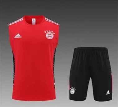 22-23 Bayern vest training suit kit red