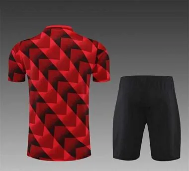 22-23 Bayern Training Suit Short Sleeve Kit Red