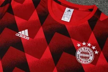 22-23 Bayern Training Suit Short Sleeve Kit Red