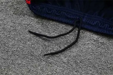 Polo Bayern sapphire blue and red three sides