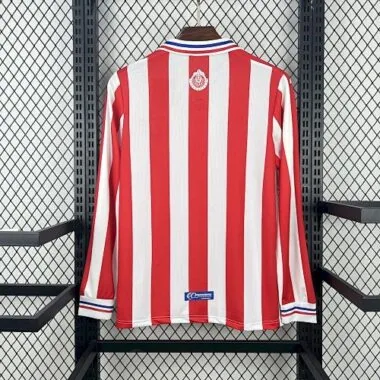 16-17 Chivas Home Long sleeves Kit Retro Soccer T-Shirt