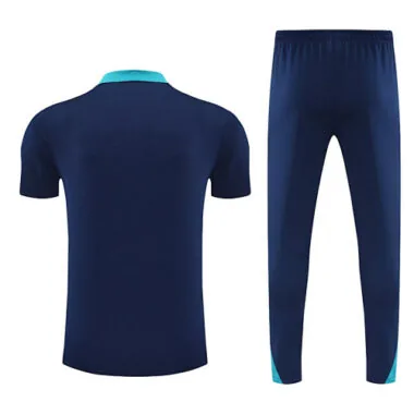 25-26 Club America Navy POLO Training Kits Football Tracksuits
