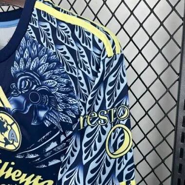 25-26 Amerika uitwedstrijd-voetbalshirt met lange mouwen
