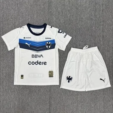 25-26 Monterrey Away Kids Kit Soccer AAAAJersey Yupoo