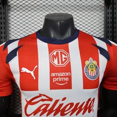 25-26 Chivas Home Kit Player Version Soccer AAAAJersey Yupoo