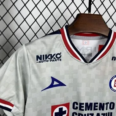 25-26 Cruz Azul Away Kid Kits Youth Apparels Soccer AAAAJersey Yupoo