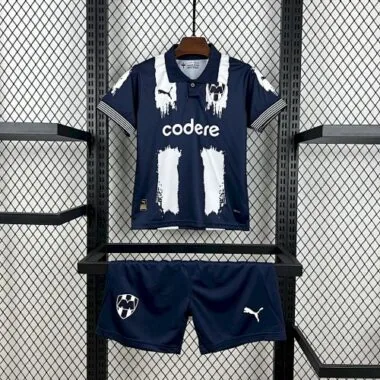 25-26 Monterrey Home Kid Kits Youth Apparels Soccer AAAAJersey Yupoo