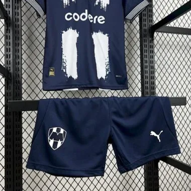 25-26 Monterrey Home Kid Kits Youth Apparels Soccer
