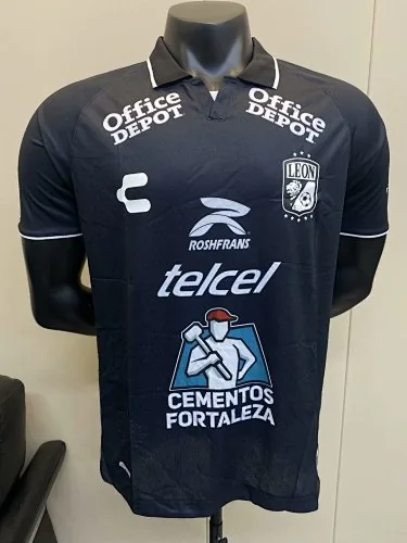 23-24 Leon Away Player Version Soccer AAAAJersey