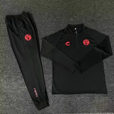23-24 Tijuana Training Suits Black Xolos Long Sleeve Tracksuit Soccer AAAAJerseys Yupoo