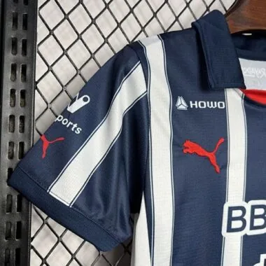 24-25 Monterrey Home Kid Kits Youth Apparels Football AAAAJersey Yupoo