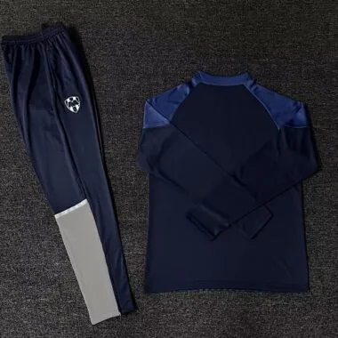 23-24 Rayados Monterrey Long Sleeve Navy Training Suits Soccer Jerseys Yupoo