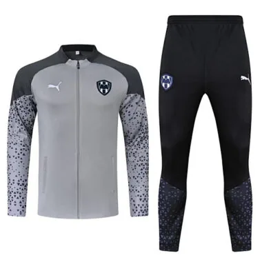 23-24 Rayados Monterrey Gray Jacket Suits Soccer Jerseys Yupoo