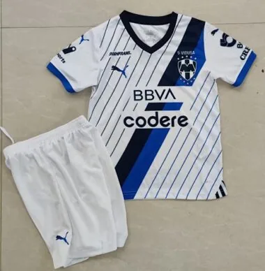 23-24 Rayados Monterrey Away Kids Kits Children Shirt Soccer Jerseys Yupoo