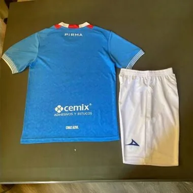 24-25 Cruz Azul Home Kid Kits Youth Apparels Sport AAAAJersey Yupoo