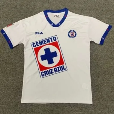 1996 Cruz Azul Away White Retro Kit Vintage Shirt Soccer Jerseys Yupoo