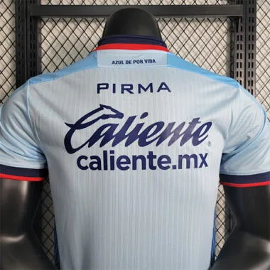 23-24 Cruz Azul Away Light Blue Kit Player Version Shirt Football Jerseys