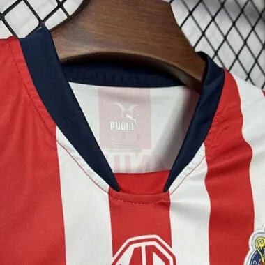 24-25 Chivas Guadalajara Home Kid Kits Youth Apparels AAAAJersey Wholesale Yupoo