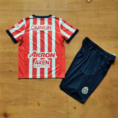24-25 Chivas Guadalajara Home Kid Kits Youth Apparels AAAAJersey Wholesale Yupoo