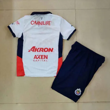 24-25 Chivas Guadalajara Away Kid Kits Youth Apparels