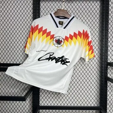95-96 Club America White Retro Corteiz Special Kit Vintage Shirt Soccer AAAAJersey Yupoo