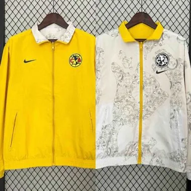 2024 Club America Trench Coat Reversible Windbreaker Double-Sides Jacket Soccer AAAAJersey Yupoo