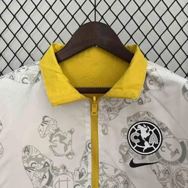 2024 Club America Trench Coat Reversible Windbreaker Double-Sides Jacket Soccer AAAAJersey Yupoo