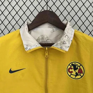 2024 Club America Trench Coat Reversible Windbreaker Double-Sides Jacket Soccer AAAAJersey Yupoo