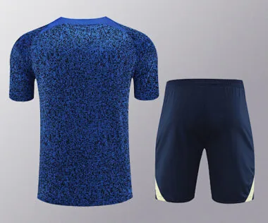 24-25 Club America Training Suits Cyan-Blue Kits Soccer Jerseys Yupoo