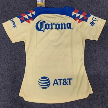 23-24 Club de Futbol America Women Shirt Home Kit Yellow Cheap Jersey Yupoo