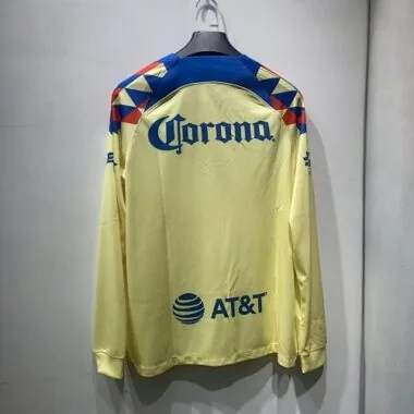 23-24 Club de Futbol America Home Long Sleeve Kit Cheap Jersey Yupoo
