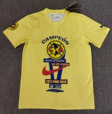 2023 Club de Futbol America Home Campeon Corona Kit Cheap Soccer Jersey