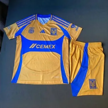 24-25 Tigres UANL Home Kid Kits Youth Apparels Sport AAAAJersey Yupoo