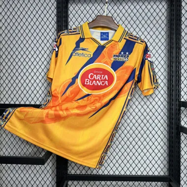 97-98 Tigres UANL Home Retro Kit Vintage Shirt Sport AAAAJersey Yupoo