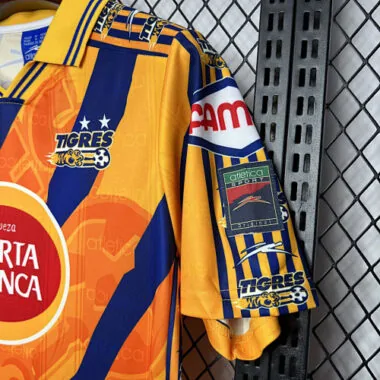 97-98 Tigres UANL Home Retro Kit Vintage Shirt Sport AAAAJersey Yupoo