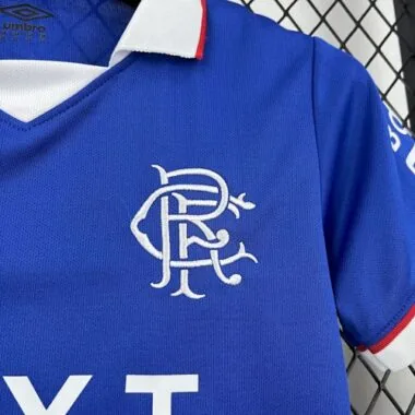 25-26 Rangers Home Kid Kits Youth Apparels Soccer