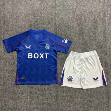 24-25 Rangers Thuis-set voor kinderen Jeugdkleding Sport