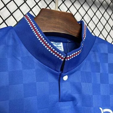 87-90 Rangers thuisretro-tenue, vintage sportshirt