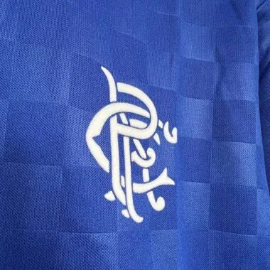87-90 Rangers thuisretro-tenue, vintage sportshirt