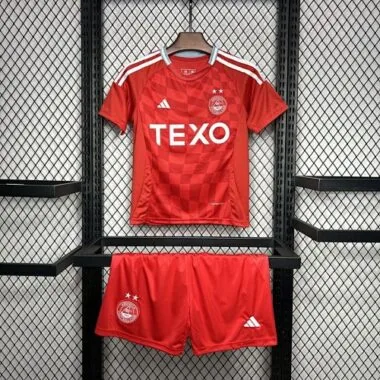 24-25 Aberdeen F.C home Kid Kits Youth Apparels Football AAAAJersey Yupoo