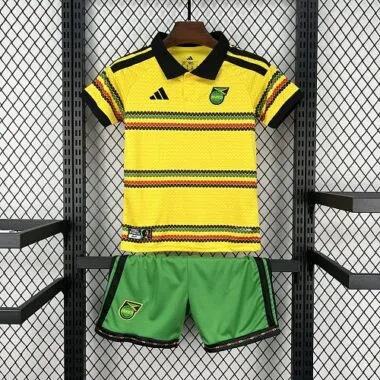 World Cup Jersey 2026 Jamaica Home Kids Kit Soccer T-Shirt AAAAJersey Supply Yupoo