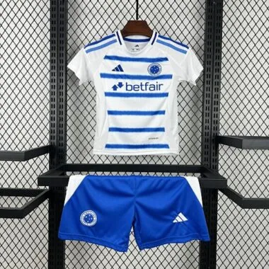 26-27 Cruzeiro Away Kid Kits Soccer T-Shirt AAAAJersey Supply Yupoo
