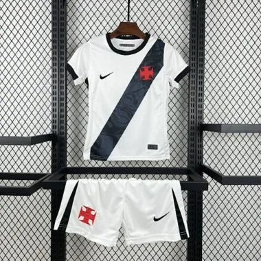 26-27 Vasco da Gama Away Kid Kits Soccer T-Shirt AAAAJersey Supply Yupoo